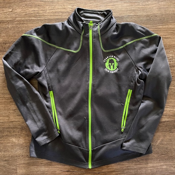 Jackets & Blazers - Spartan Beast Zip Up Jacket NWOT